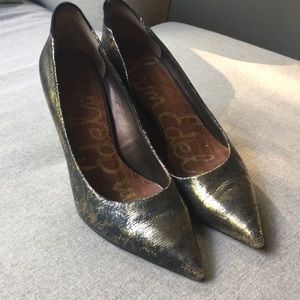 Sam Edelman Metallic Heels